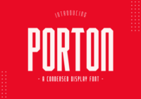Porton Font - Featured Image