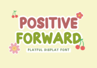 Positive Forward Font - Featured Image