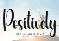 Positively Font - Featured Image