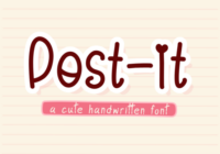 Post-it Font - Featured Image