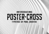 Poster Cross Font - Featured Image