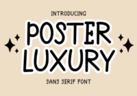 Poster Luxury Font - Featured Image