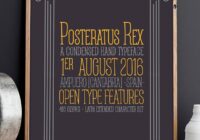 Posteratus Rex Font - Featured Image