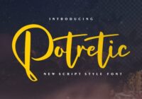 Potretic Font - Featured Image
