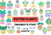 Potted Plants Font - Featured Image