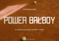 Power Balboy Font - Featured Image