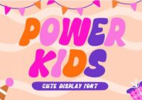 Power Kids Font - Featured Image