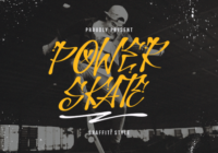 Power Skate Font - Featured Image