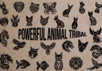 Powerful Animal Tribal Font - Featured Image