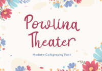 Powlina Theater Font - Featured Image