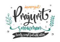 Prajurit Snowman Font - Featured Image