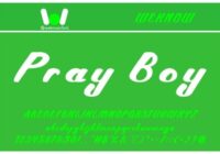 Pray Boy Font - Featured Image