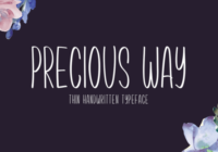 Precious Way Font - Featured Image