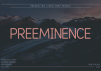 Preeminence Rounded Font - Featured Image