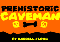 Prehistoric Caveman Font - Featured Image