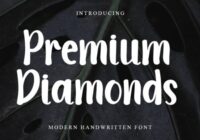 Premium Diamonds Font - Featured Image