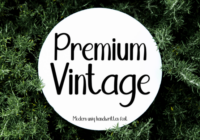 Premium Vintage Font - Featured Image