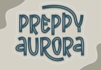 Preppy Aurora Font - Featured Image