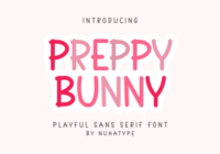 Preppy Bunny Font - Featured Image