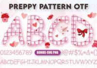 Preppy Pattern Font - Featured Image