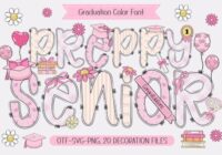 Preppy Senior Font - Featured Image