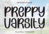 Preppy Varsity Font - Featured Image
