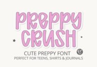 Preppycrush Font - Featured Image