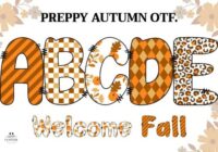 Preppyfall Pumpkin Font - Featured Image