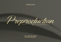 Preproduction Font - Featured Image