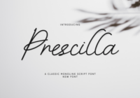 Prescilla Font - Featured Image