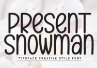 Present Snowman Font - Featured Image