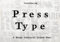 Press Type Font - Featured Image