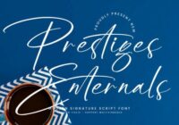Prestiges Enternals Font - Featured Image