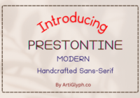 Prestontine Font - Featured Image