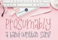 Presumably Font - Featured Image