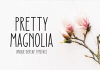 Pretty Magnolia Font - Featured Image