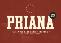 Priana Font - Featured Image