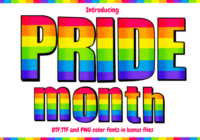 Pride Month Font - Featured Image