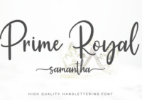 Prime Royal Samantha Font - Featured Image