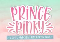 Prince Pinky Font - Featured Image
