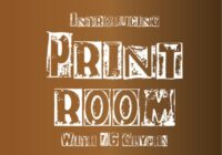 Print Room Font - Featured Image