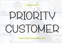 Priority Customer Font - Featured Image