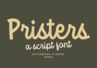 Pristers Font - Featured Image