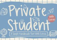 Private Student Font - Featured Image