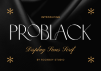 Problack Font - Featured Image
