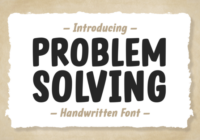 Problem Solving Font - Featured Image