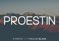 Proestin Font - Featured Image