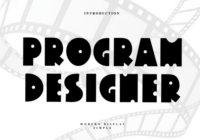 Program Designer Font - Featured Image