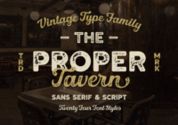 Proper Tavern Font - Featured Image