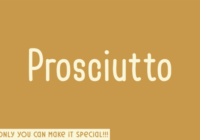 Prosciutto Font - Featured Image